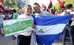 Miles caminaron por la Paz en Nicaragua