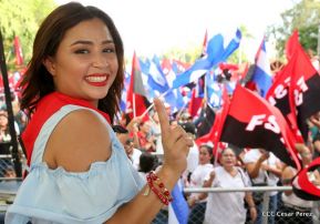 Miles caminaron por la Paz en Nicaragua