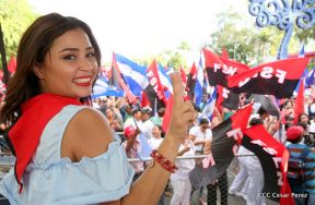 Miles caminaron por la Paz en Nicaragua