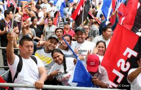 Miles caminaron por la Paz en Nicaragua