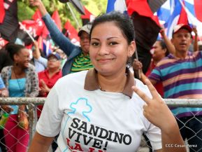Miles caminaron por la Paz en Nicaragua