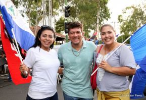 Miles caminaron por la Paz en Nicaragua