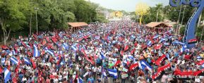 Miles caminaron por la Paz en Nicaragua