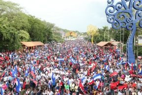 Miles caminaron por la Paz en Nicaragua