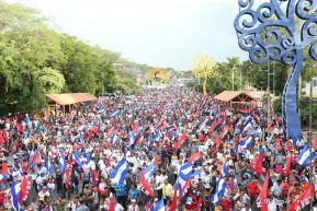 Miles caminaron por la Paz en Nicaragua