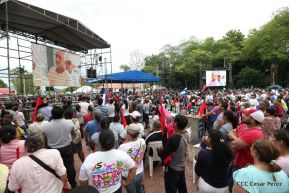 Miles caminaron por la Paz en Nicaragua