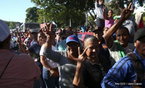 Miles caminaron por la Paz en Nicaragua