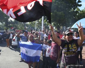 Miles caminaron por la Paz en Nicaragua