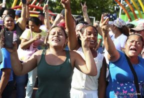 Miles caminaron por la Paz en Nicaragua