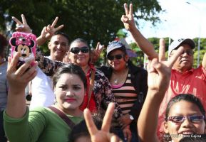 Miles caminaron por la Paz en Nicaragua