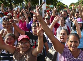 Miles caminaron por la Paz en Nicaragua