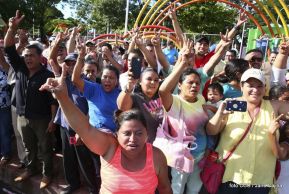 Miles caminaron por la Paz en Nicaragua