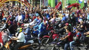 Miles caminaron por la Paz en Nicaragua