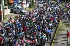 Miles caminaron por la Paz en Nicaragua