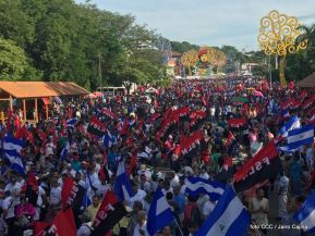 Miles caminaron por la Paz en Nicaragua