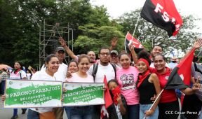 Pueblo nicaragüense camina por la paz y la tranquilidad