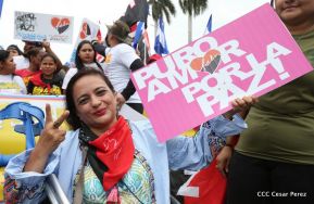 Pueblo nicaragüense camina por la paz y la tranquilidad