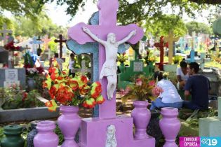 Nicaragua visita cementerios en Día de los Fieles Difuntos