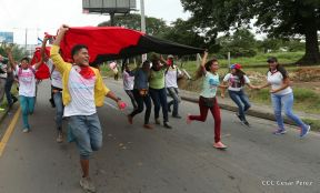 Pueblo nicaragüense camina por la paz y la tranquilidad