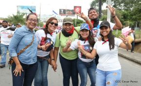 Pueblo nicaragüense camina por la paz y la tranquilidad