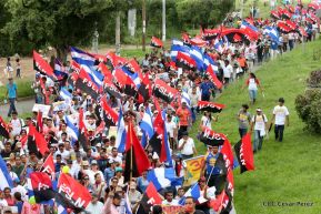 Pueblo nicaragüense camina por la paz y la tranquilidad