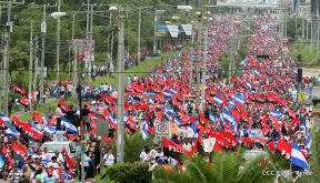 Pueblo nicaragüense camina por la paz y la tranquilidad