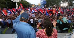 Pueblo nicaragüense camina por la paz y la tranquilidad