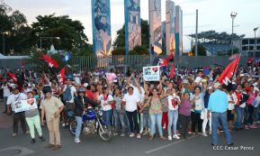 Pueblo nicaragüense camina por la paz y la tranquilidad