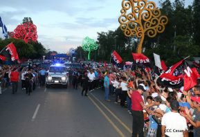 Pueblo nicaragüense camina por la paz y la tranquilidad