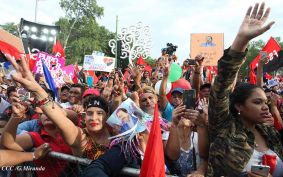 Pueblo nicaragüense camina por la paz y la tranquilidad