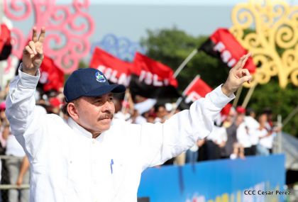 Familias reafirman compromiso por la paz y ratifican apoyo al Gobierno del Presidente Daniel y la Compañera Rosario