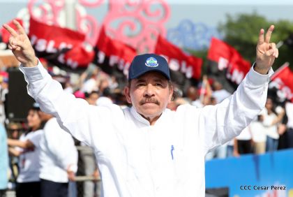 Familias reafirman compromiso por la paz y ratifican apoyo al Gobierno del Presidente Daniel y la Compañera Rosario