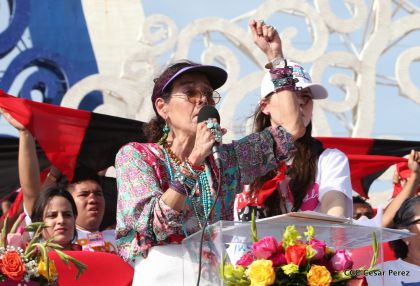 Familias reafirman compromiso por la paz y ratifican apoyo al Gobierno del Presidente Daniel y la Compañera Rosario
