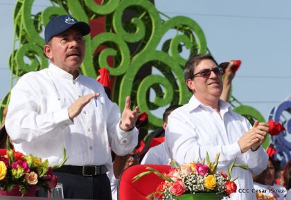 Familias reafirman compromiso por la paz y ratifican apoyo al Gobierno del Presidente Daniel y la Compañera Rosario