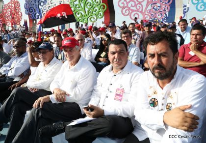 Familias reafirman compromiso por la paz y ratifican apoyo al Gobierno del Presidente Daniel y la Compañera Rosario