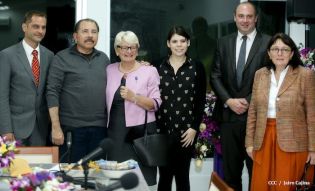 Presidente Daniel recibe a ex Ministra de Cooperación de Luxemburgo