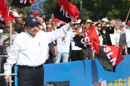 Familias reafirman compromiso por la paz y ratifican apoyo al Gobierno del Presidente Daniel y la Compañera Rosario