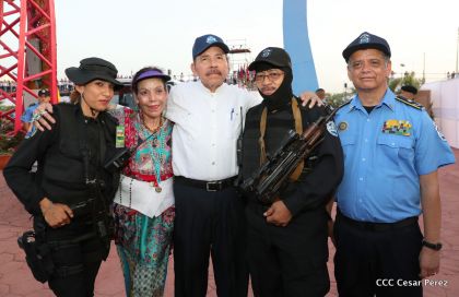 Familias reafirman compromiso por la paz y ratifican apoyo al Gobierno del Presidente Daniel y la Compañera Rosario