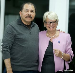 Presidente Daniel recibe a ex Ministra de Cooperación de Luxemburgo