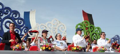 Familias reafirman compromiso por la paz y ratifican apoyo al Gobierno del Presidente Daniel y la Compañera Rosario