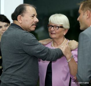 Presidente Daniel recibe a ex Ministra de Cooperación de Luxemburgo