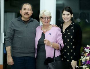 Presidente Daniel recibe a ex Ministra de Cooperación de Luxemburgo