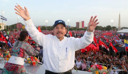 Familias reafirman compromiso por la paz y ratifican apoyo al Gobierno del Presidente Daniel y la Compañera Rosario