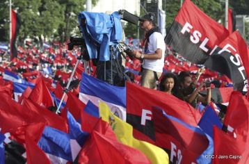 Familias reafirman compromiso por la paz y ratifican apoyo al Gobierno del Presidente Daniel y la Compañera Rosario