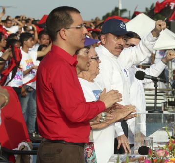 Familias reafirman compromiso por la paz y ratifican apoyo al Gobierno del Presidente Daniel y la Compañera Rosario