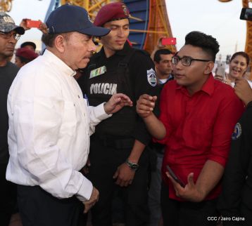 Familias reafirman compromiso por la paz y ratifican apoyo al Gobierno del Presidente Daniel y la Compañera Rosario