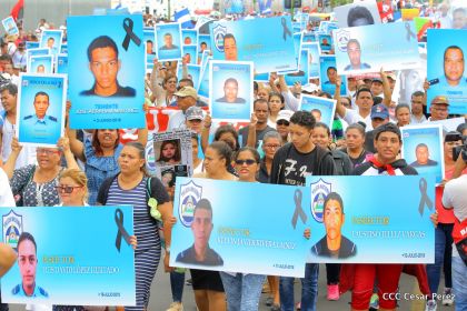 Familias nicaragüenses exigen justicia para las víctimas del terrorismo golpista