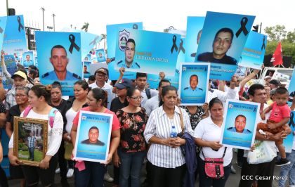 Familias nicaragüenses exigen justicia para las víctimas del terrorismo golpista