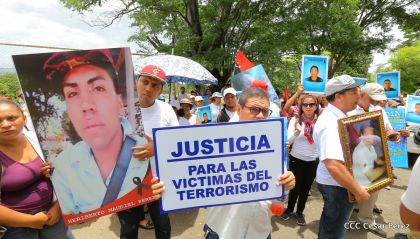 Familias nicaragüenses exigen justicia para las víctimas del terrorismo golpista