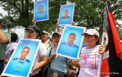 Familias nicaragüenses exigen justicia para las víctimas del terrorismo golpista